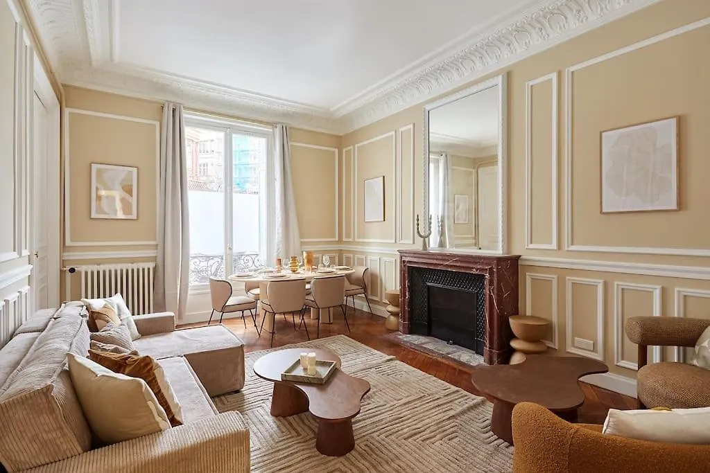 Daire Elegant 2 Chambres Climatise - Champs-Elysees Paris